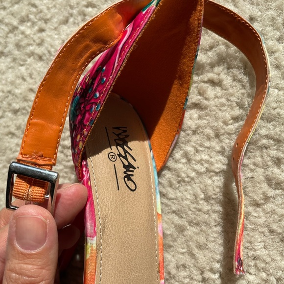 Gorgeous Mossimo floral heels sz 6.5 - Picture 6 of 6